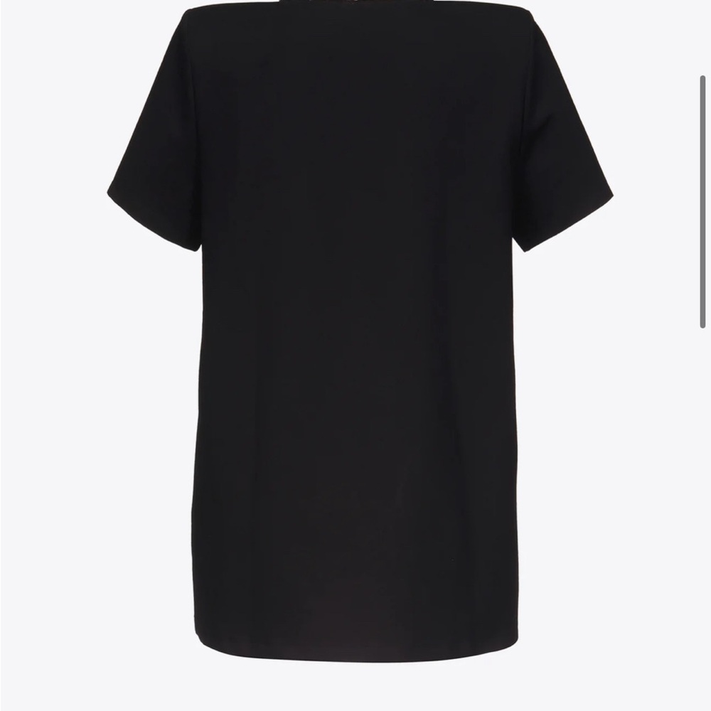 AREA - CRYSTAL BOW V-NECK T-SHIRT DRESS NWT - Picture 4 of 8
